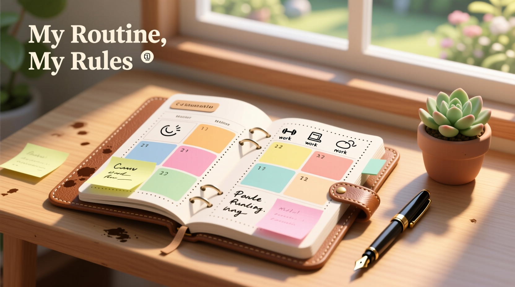 how to personalize a planner to actually stick with your routine