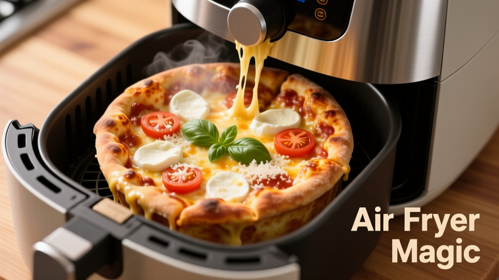 Deep Dish Pizza in Air Fryer: Crispy, Cheesy & Easy