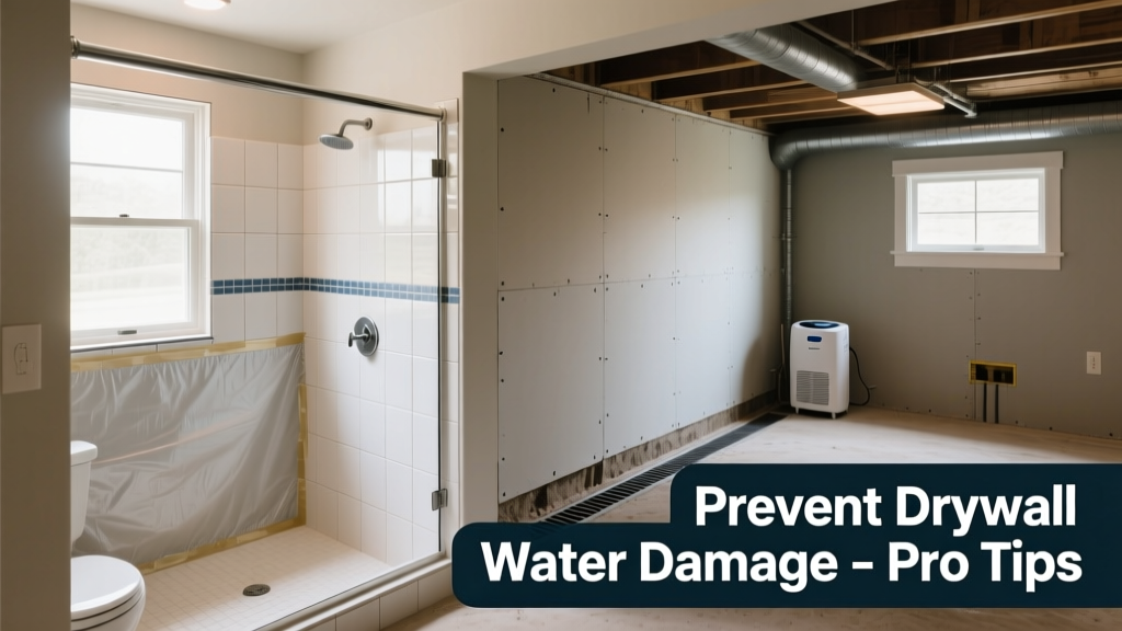 How to Prevent Drywall Water Damage in Bathrooms and Basements