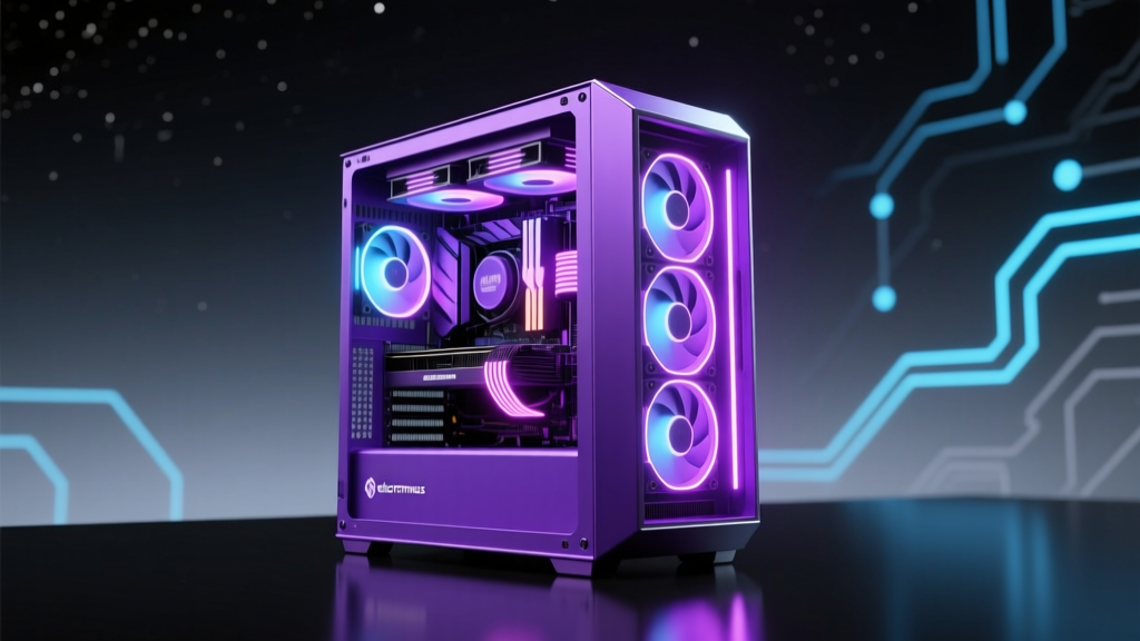 Purple ATX PC Cases That Actually Deliver on RGB & Cooling: 7 Real-World Tested Picks (No Overheating, No Fake Lighting, No Regrets)
