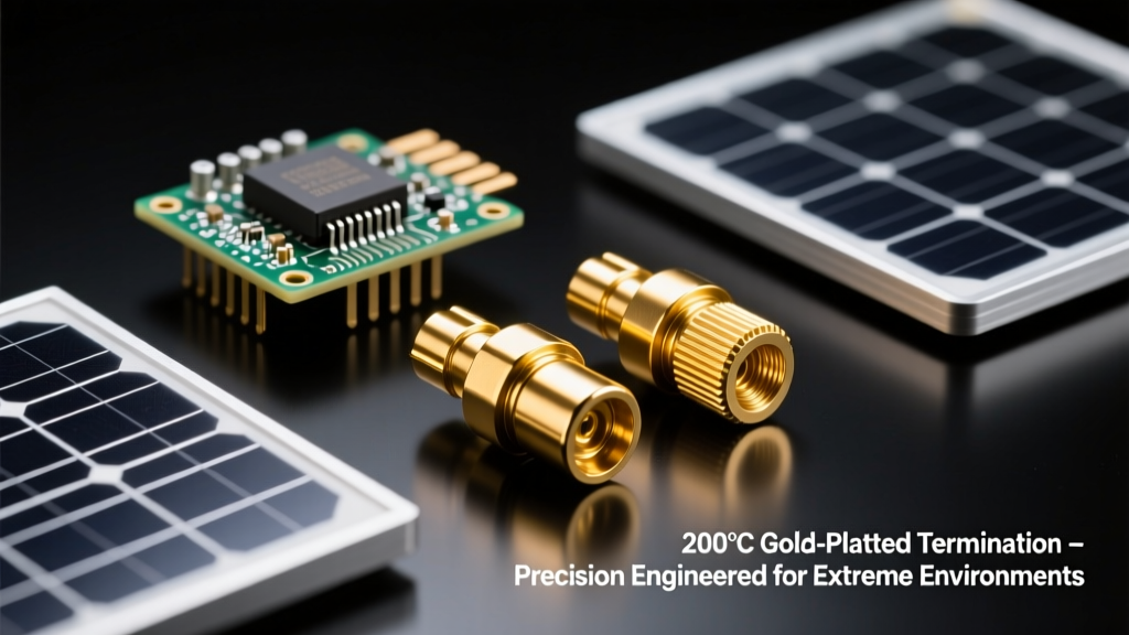 Gold Plated Terminations for 200°C Applications: Reliability, Materials Science, and Real-World Validation