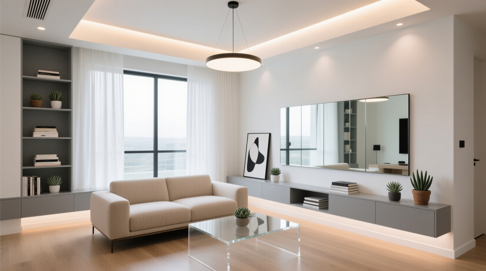 how to decorate a small space to feel larger and brighter