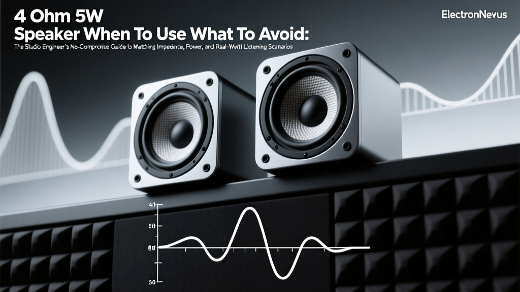 4 Ohm 5W Speaker When To Use What To Avoid: The Studio Engineer’s No-Compromise Guide to Matching Impedance, Power, and Real-World Listening Scenarios