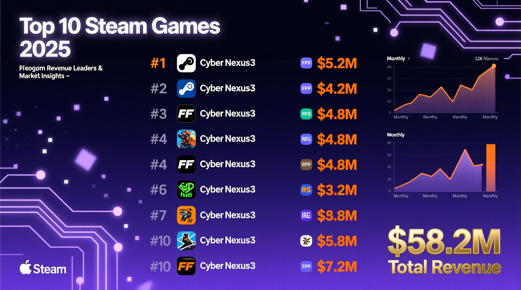 best selling games on steam