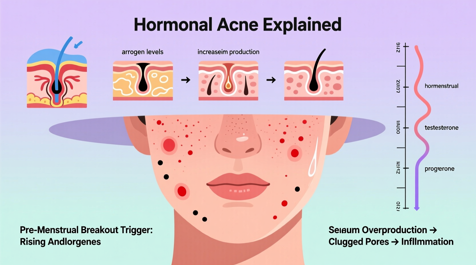 Why Does My Face Break Out Before My Period Hormonal Acne Explained