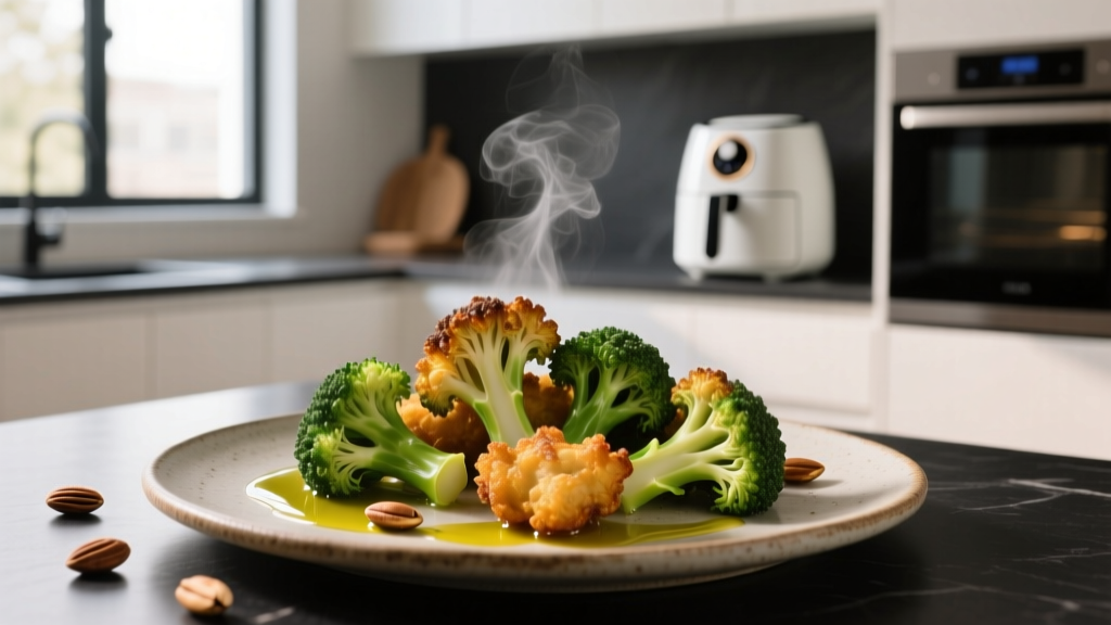 Best Air Fryer Broccoli Temperature (Crispy & Tender!)