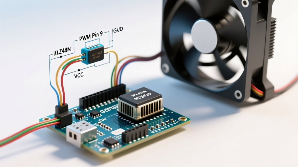 How to Control a 12V Fan with Arduino Using PWM and a MOSFET