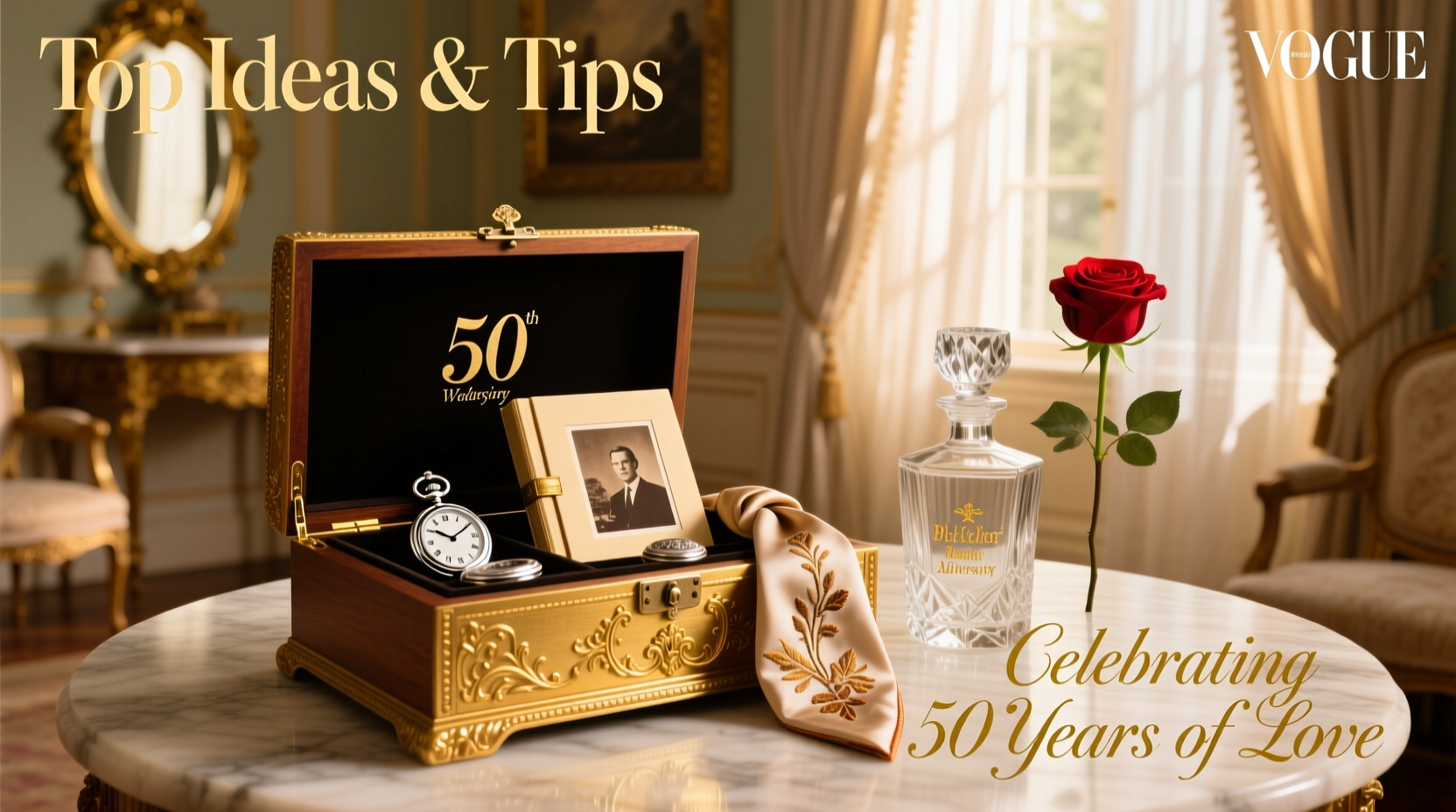 what gift for 50th wedding anniversary