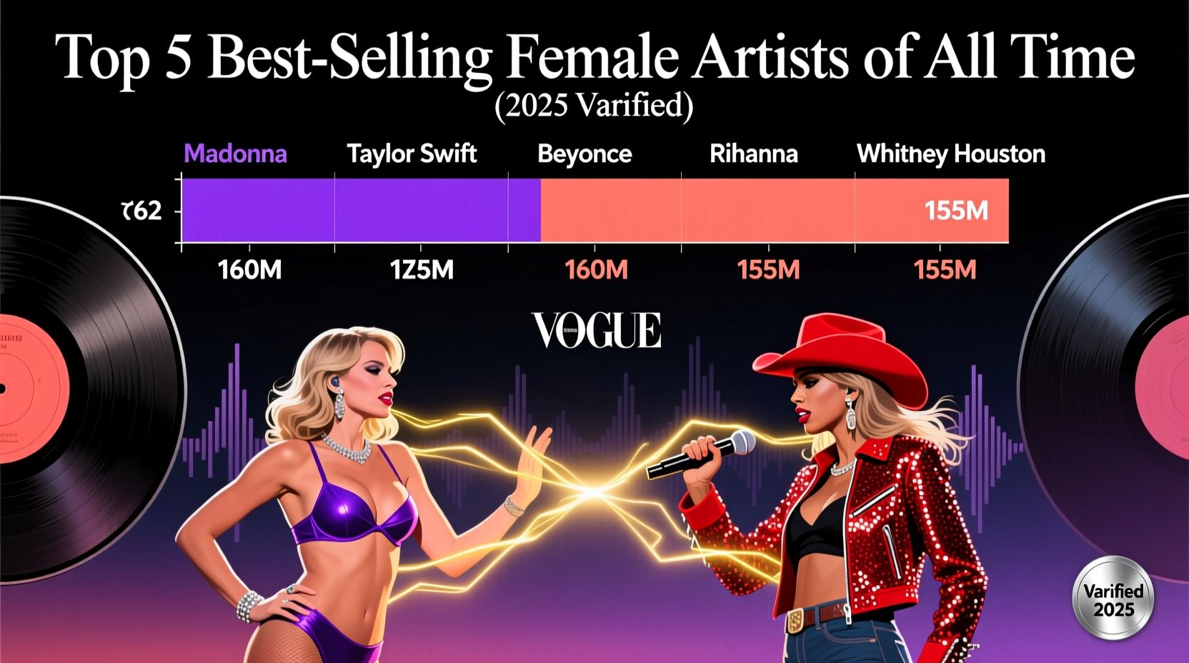 best selling female artist