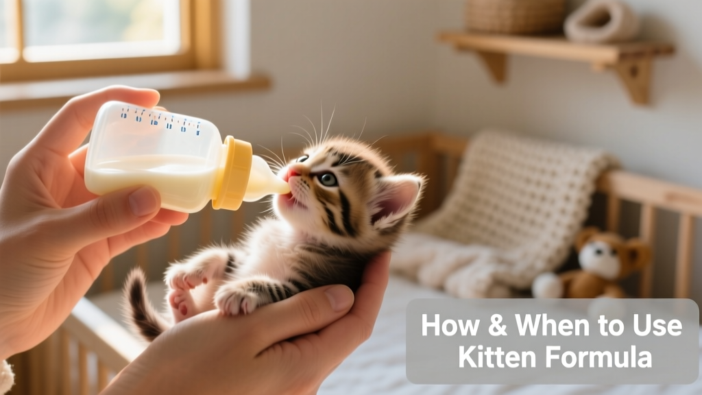 How and When To Use Kitten Formula To Bottle Feed Kittens