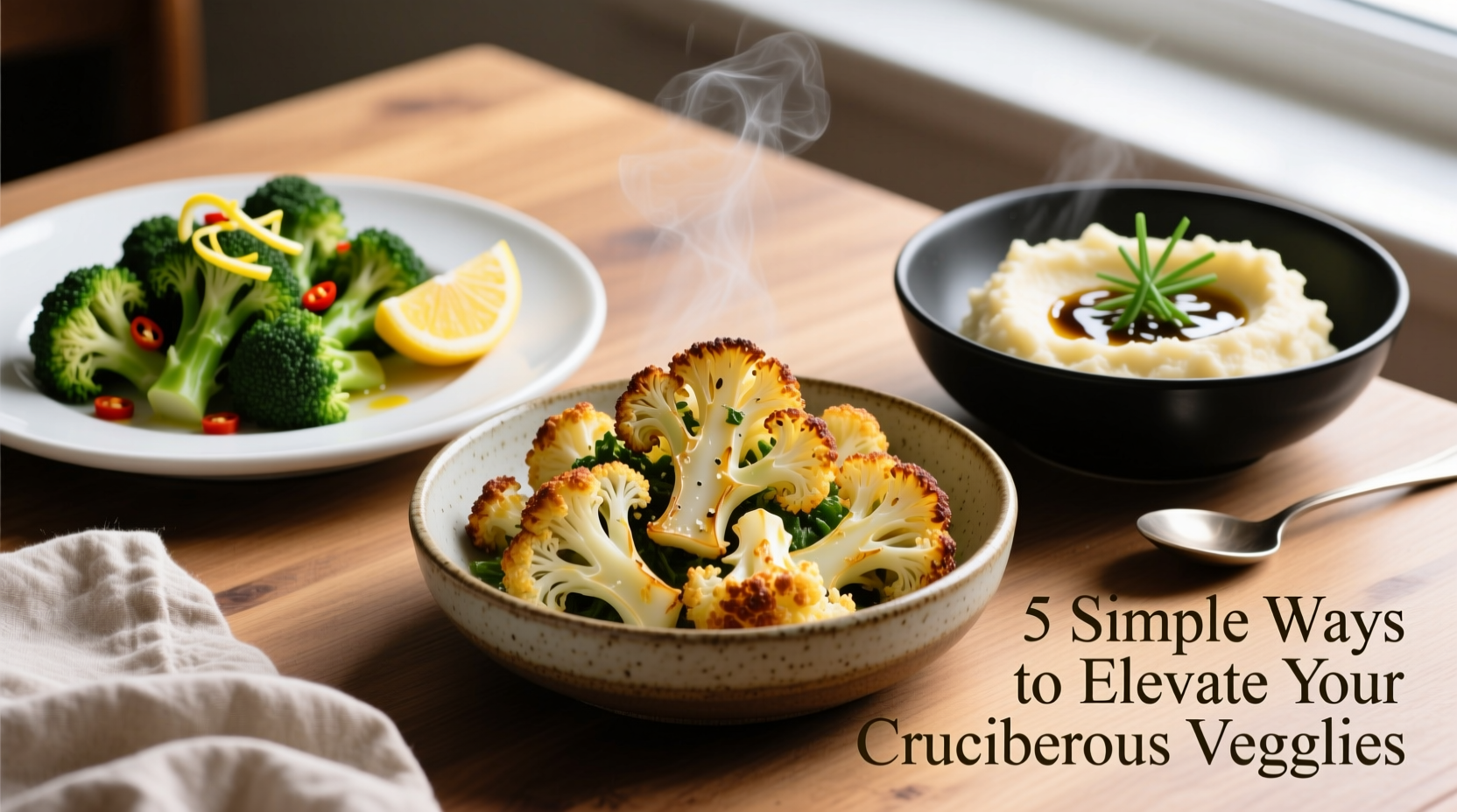 5 Best Broccoli Cauliflower Recipes Ready in 30 Minutes