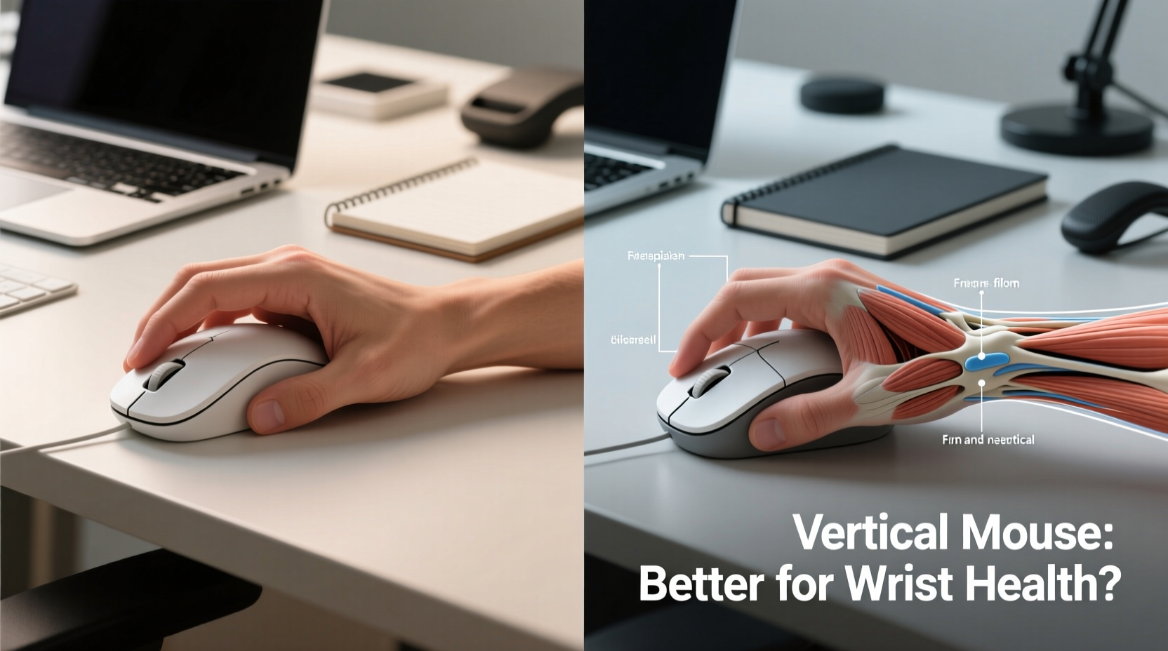 are vertical mice really better for wrist pain or just awkward at first
