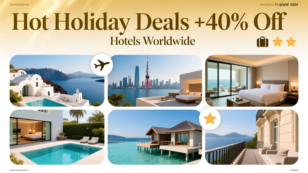 Hot Holidays Deals Plus 40% Off Hotels Worldwide: What’s Real, Where to Book, and How to Save Smartly in 2024