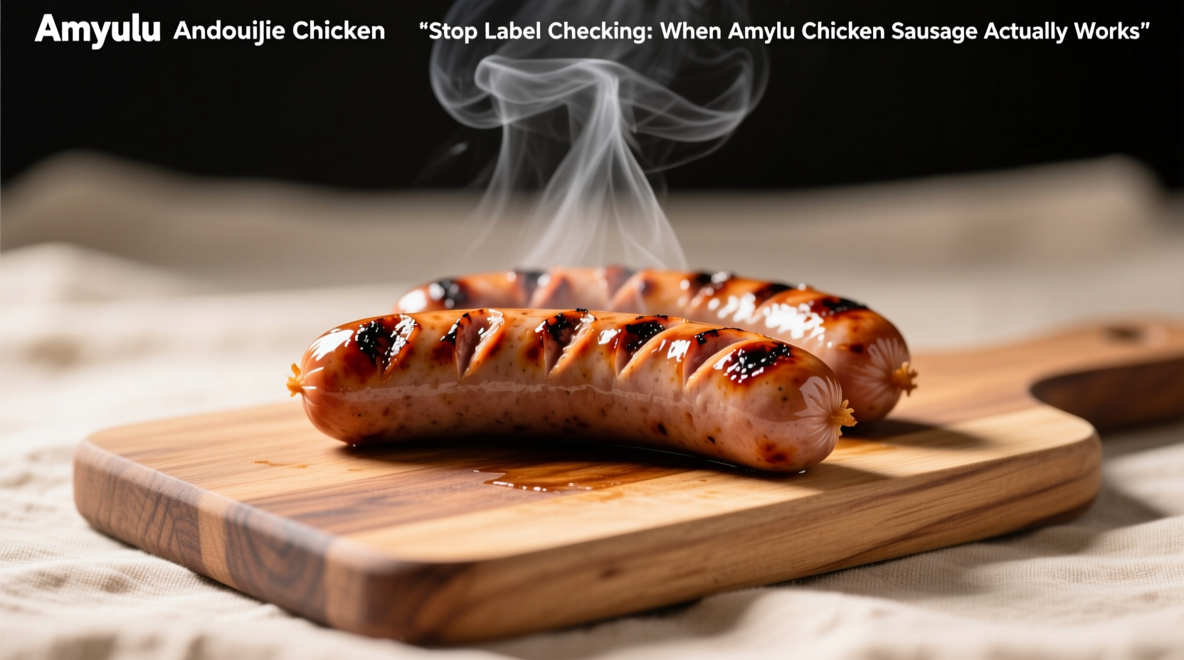 stop label checking when amylu chicken sausage actually works