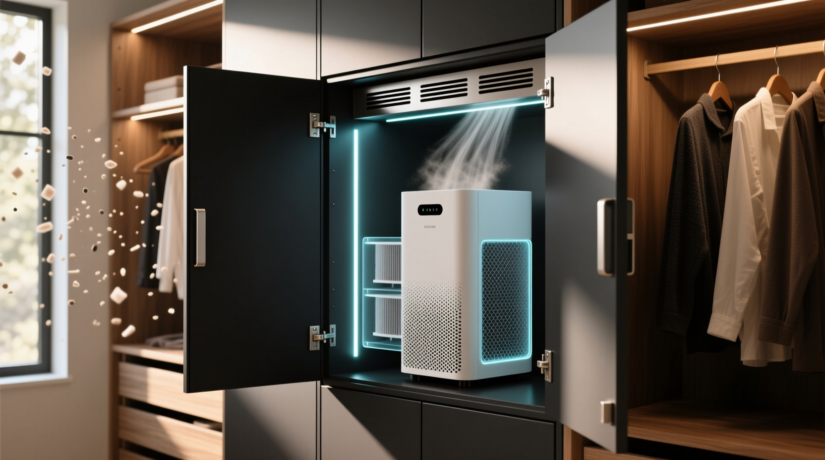 closet air purifier worth it dust delicate fabrics