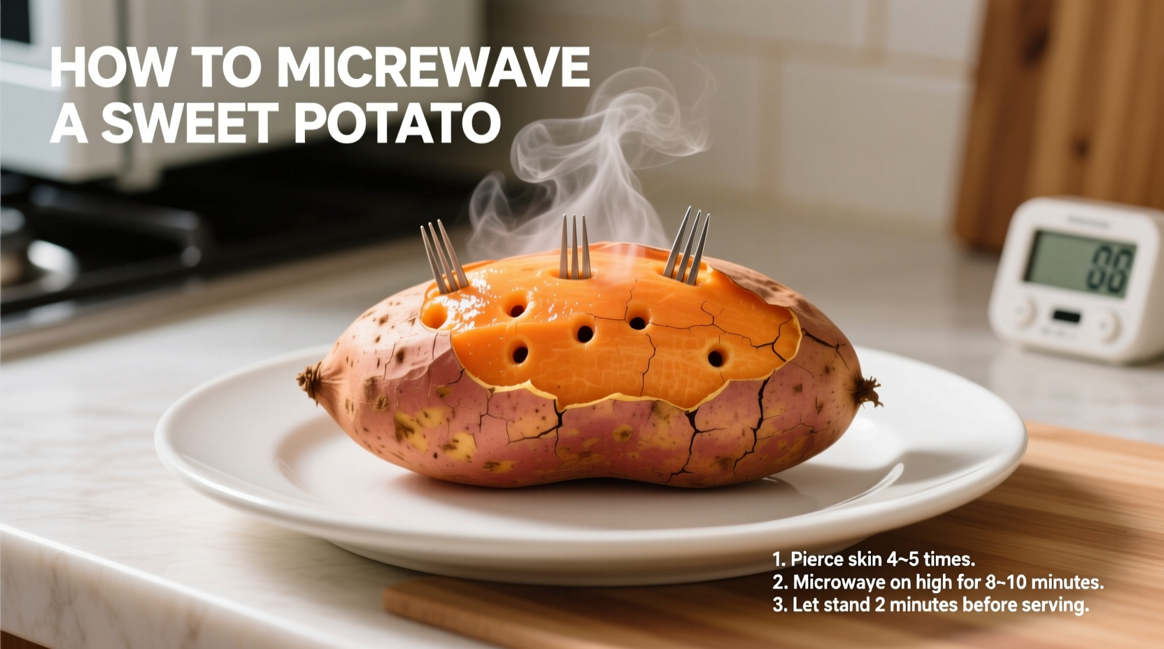 Microwave Sweet Potato: Fast Perfect Results in 8 Minutes