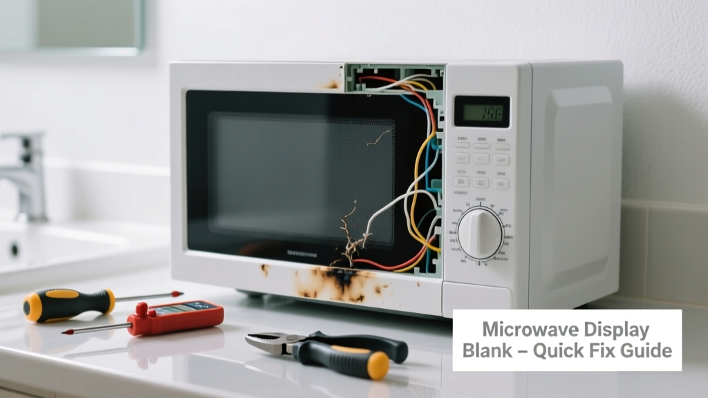 Microwave Display Blank in Bathroom: Quick Fixes