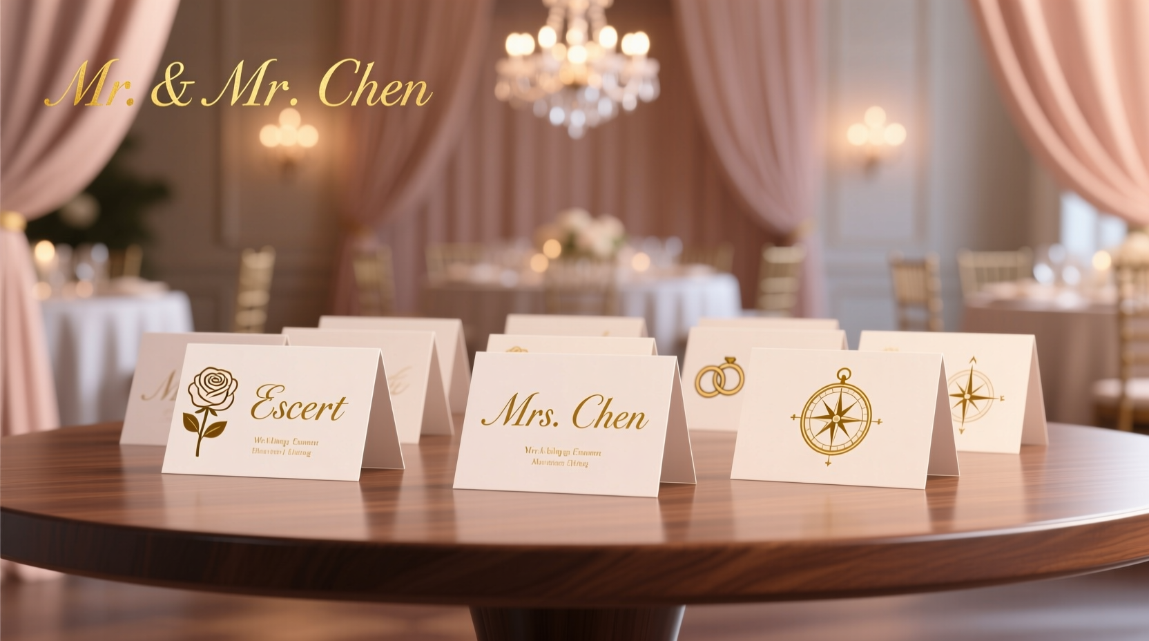 what are escort cards wedding