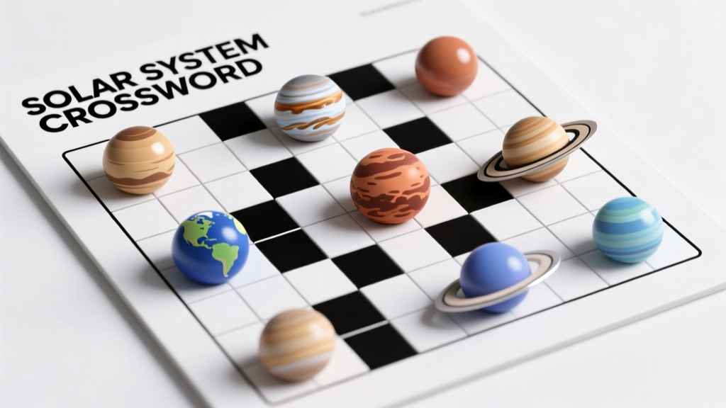 Planets of the Solar System Crossword Puzzle: A Fun, Educational Tool for Kids Ages 6–12