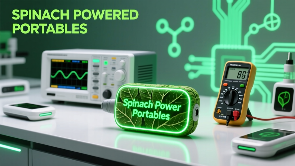 Spinach-Powered Portables Take Green To A New Level
