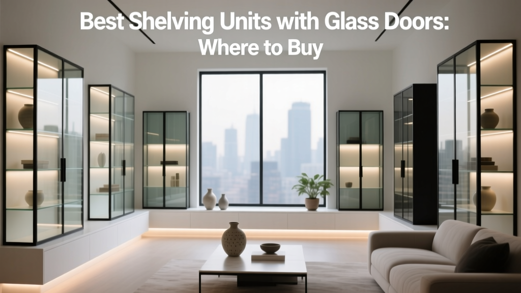 Best Shelving Units with Glass Doors: Where to Buy