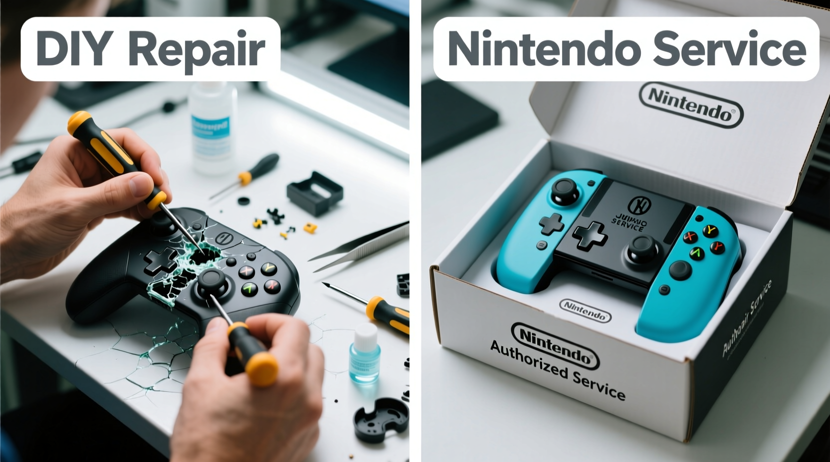 fixing drift on joycons diy repair vs sending to nintendo