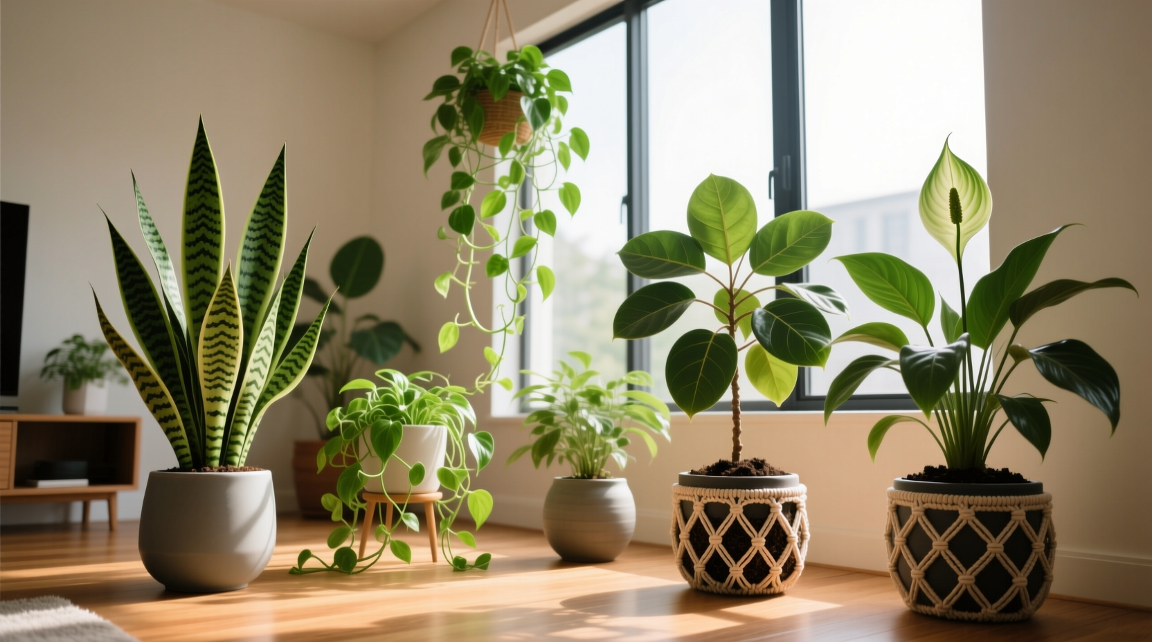 good plants to hang indoors