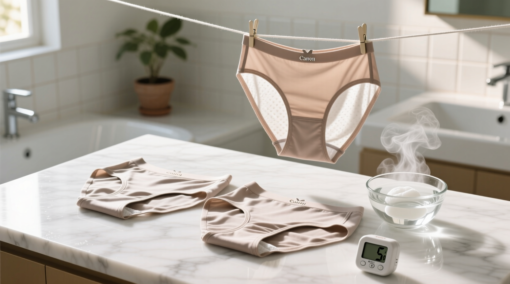 how to disinfect period underwear safely