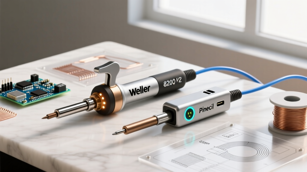 Express Soldering Iron Comparison: Weller 8200 vs Pinecil V2