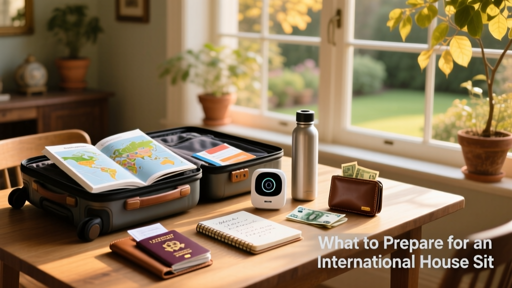 What to prepare for an international house sit