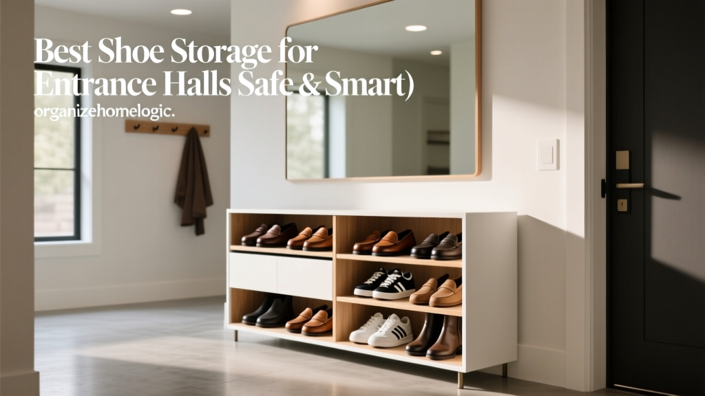 Best Shoe Storage for Entrance Halls (Safe & Smart)