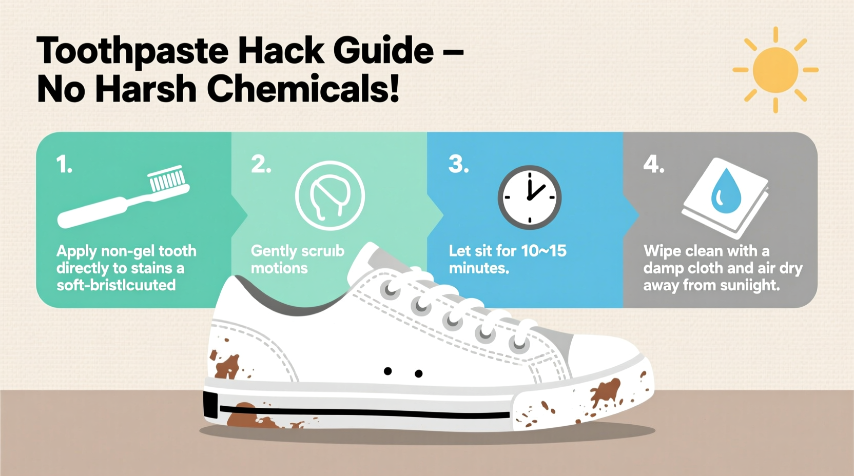 how to clean white sneakers with toothpaste hacking guide