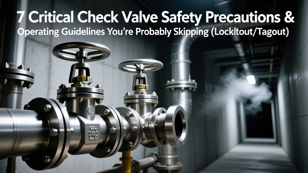 7 Critical Check Valve Safety Precautions You're Skipping