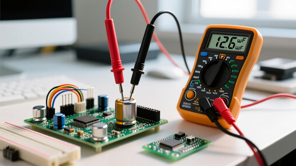 Testing Capacitor Using Multimeter: Setup, Probe Placement, and Expected Readings