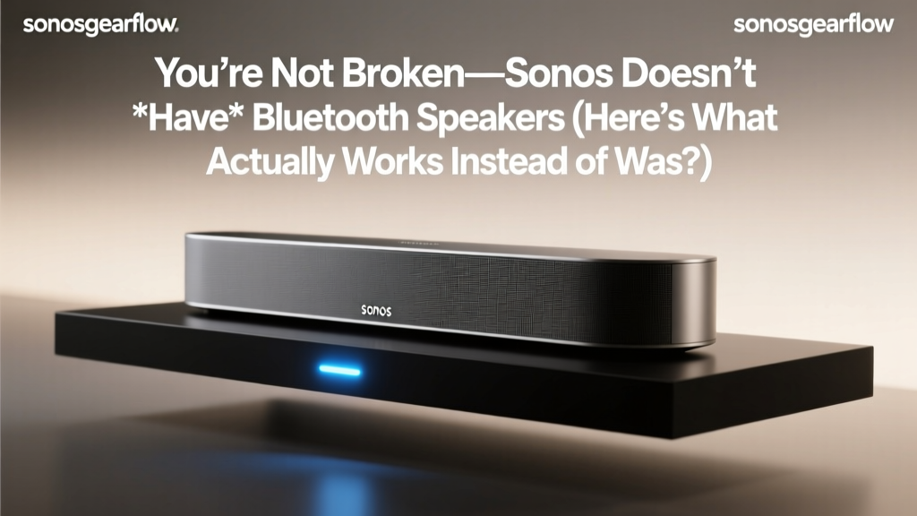 Sonos Bluetooth Speakers Don’t Exist (2026)