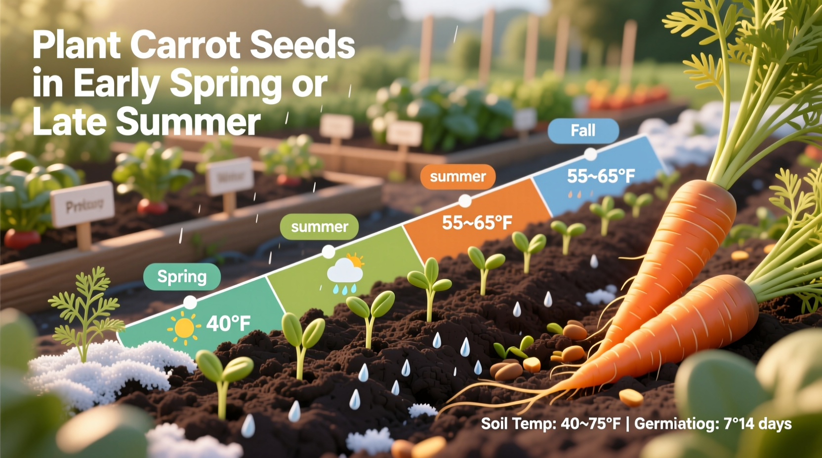 When to Plant Carrot Seeds: Complete Seasonal Guide