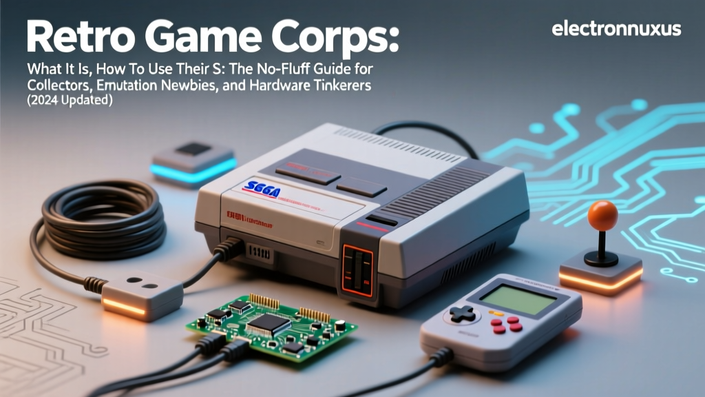 Retro Game Corps What It Is How To Use Their S: The No-Fluff Guide for Collectors, Emulation Newbies, and Hardware Tinkerers (2024 Updated)