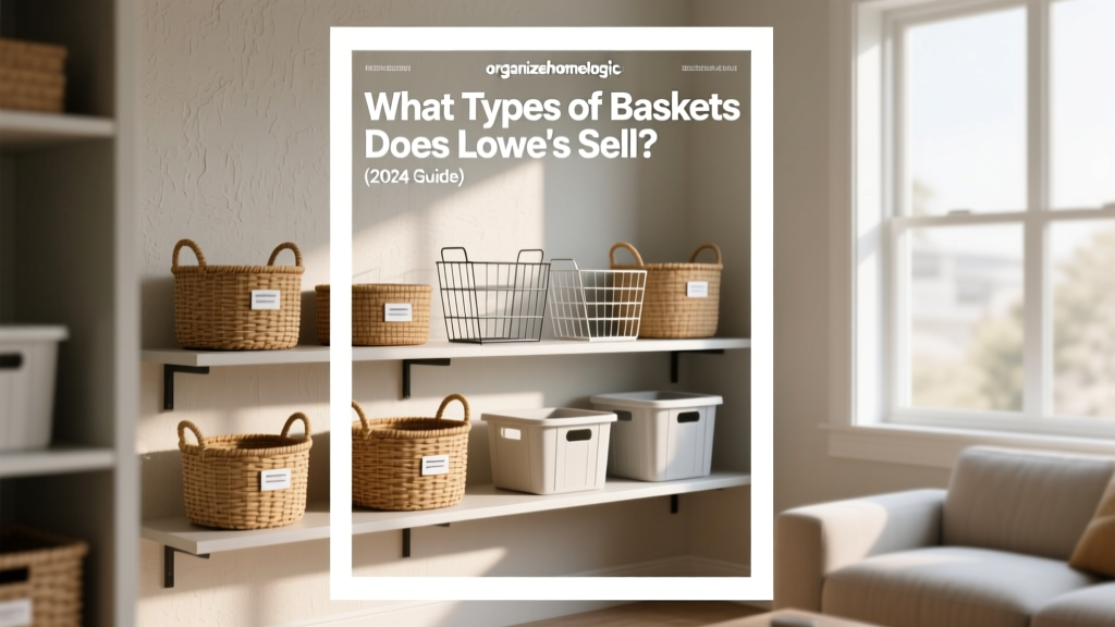 What Types of Baskets Does Lowe's Sell? (2024 Guide)