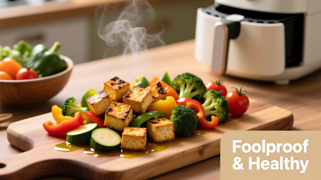 Air Fryer Tofu & Veggies: Crispy, Healthy & Foolproof