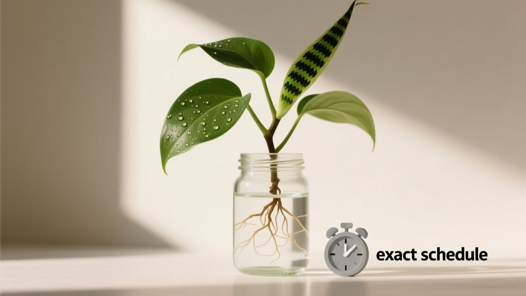 Watering Low Light Plant Cuttings: The Exact Schedule