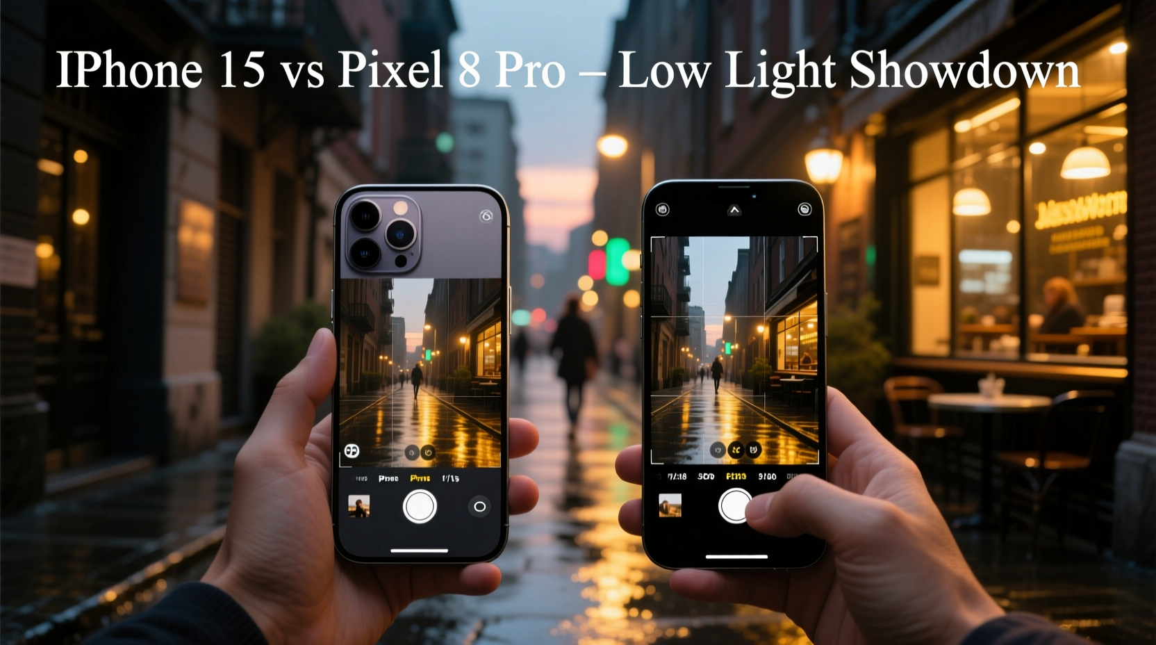 iphone 15 vs pixel 8 pro low light camera showdown in real conditions