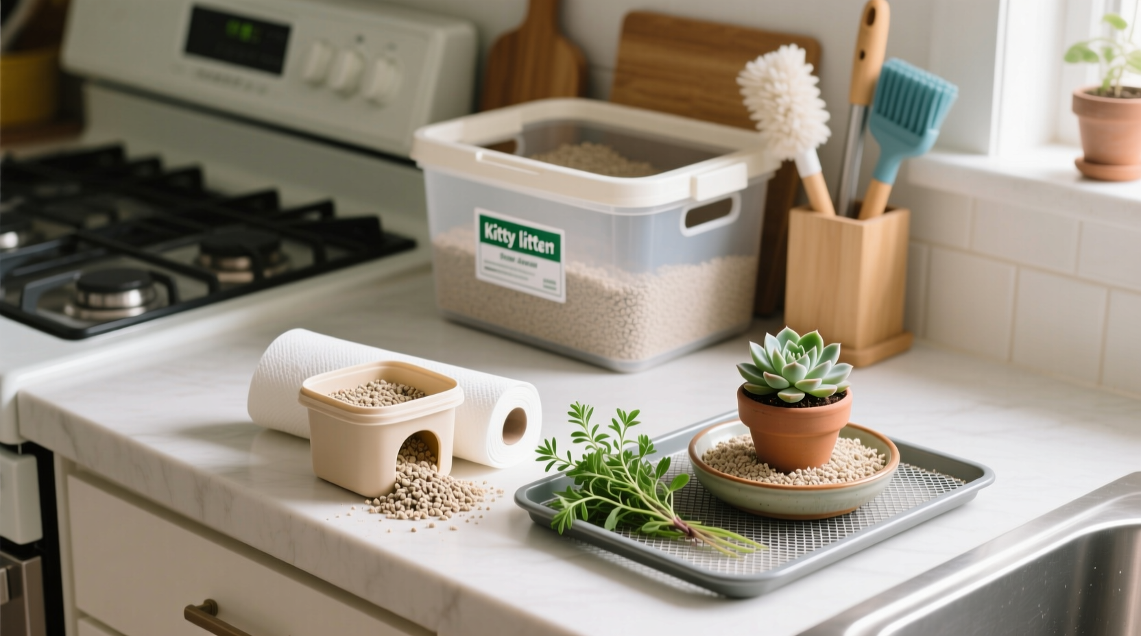 household uses for kitty litter