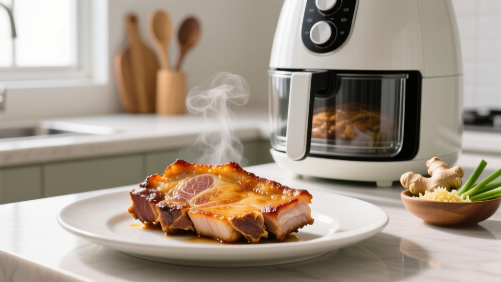 Crispy Hainanese Pork Chops in Air Fryer (5-Min Prep!)
