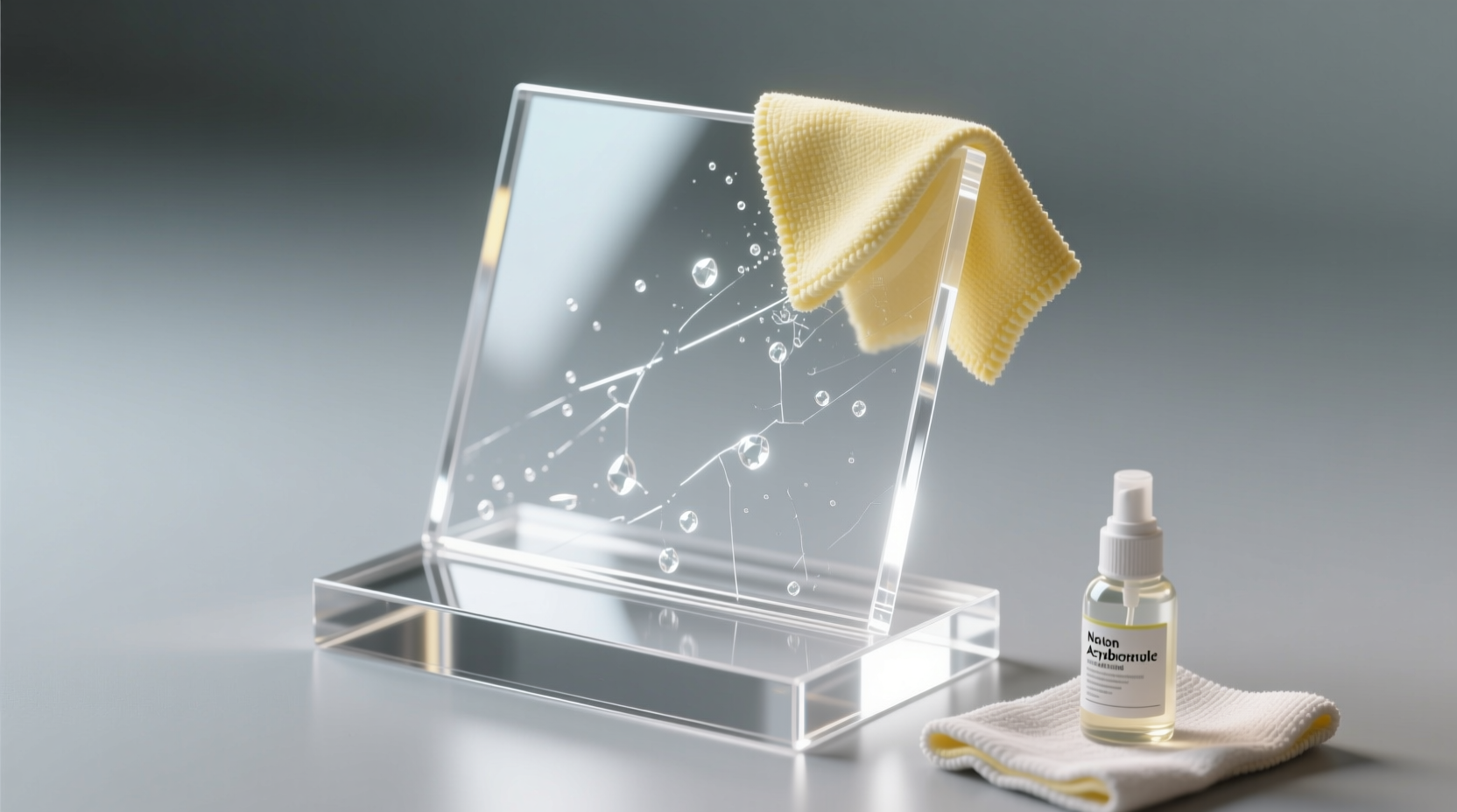 how to clean anime display stands safely