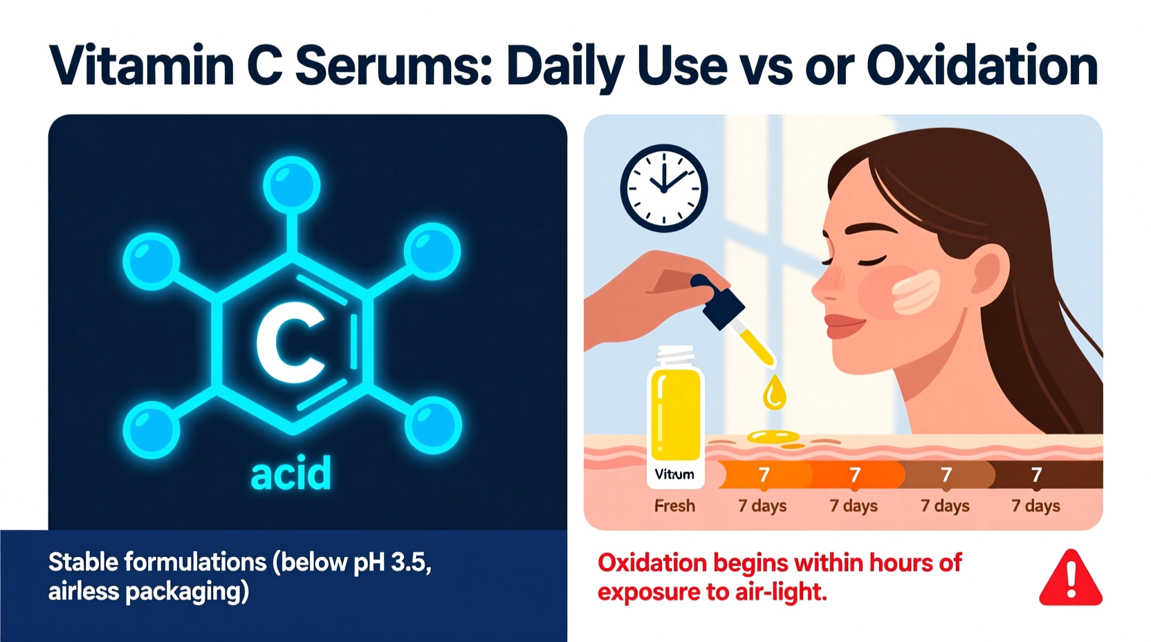 are vitamin c serums worth using daily or do they oxidize too fast