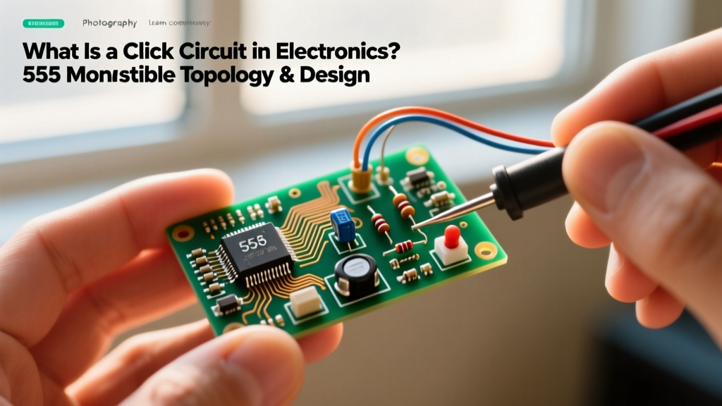 What Is a Click Circuit in Electronics? 555 Monostable Topology & Design