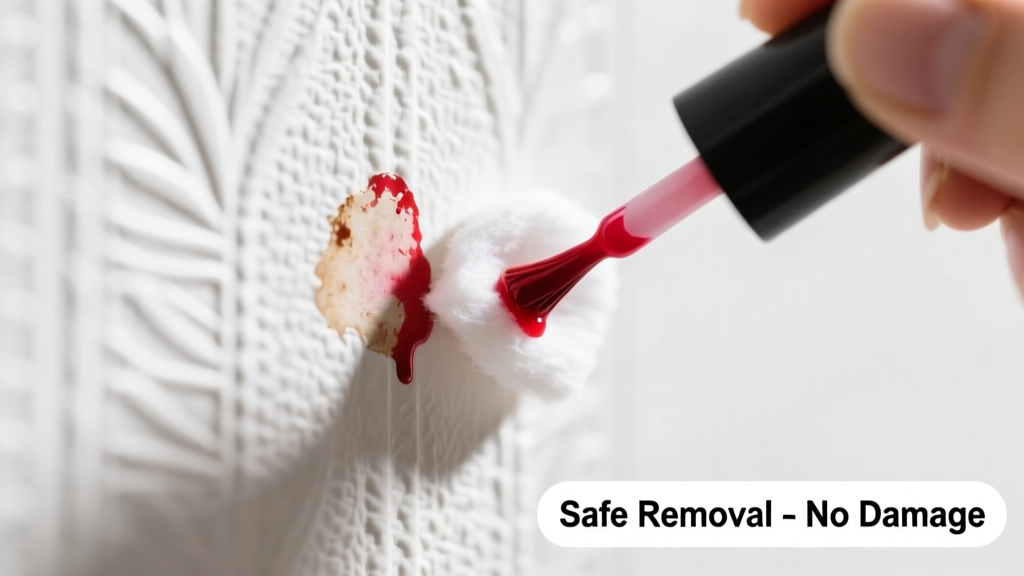 How to Remove Nail Polish from Wallpaper Safely