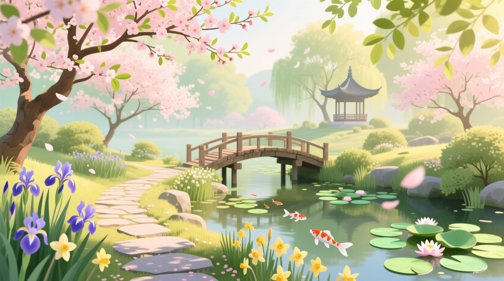 spring garden