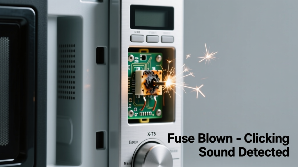 Microwave Fuse Blown Making Clicking Sound: Quick Diagnosis
