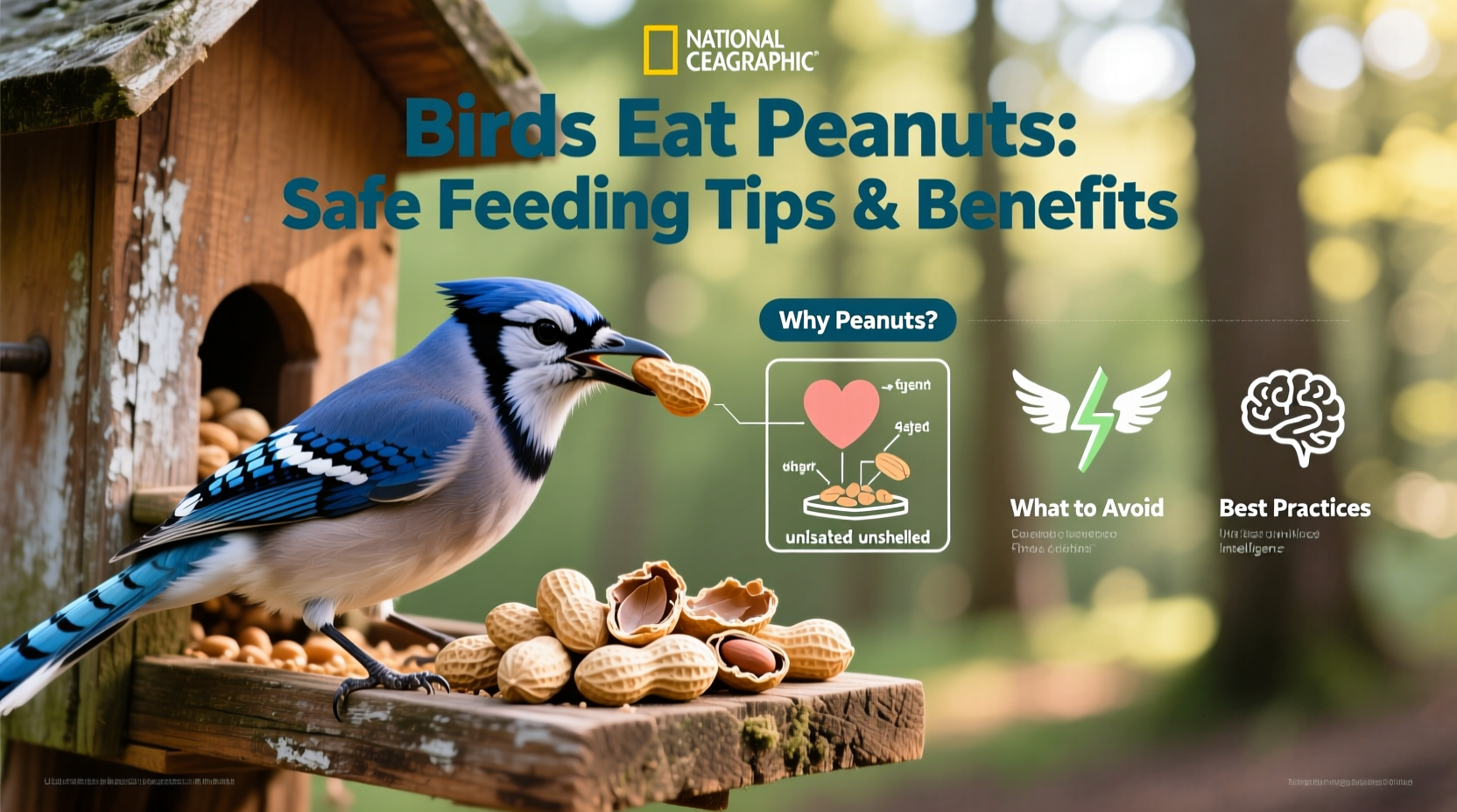 do birds eat peanuts